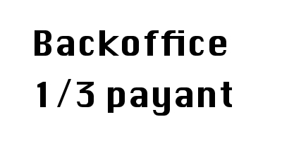 Backoffce 2/3 payant